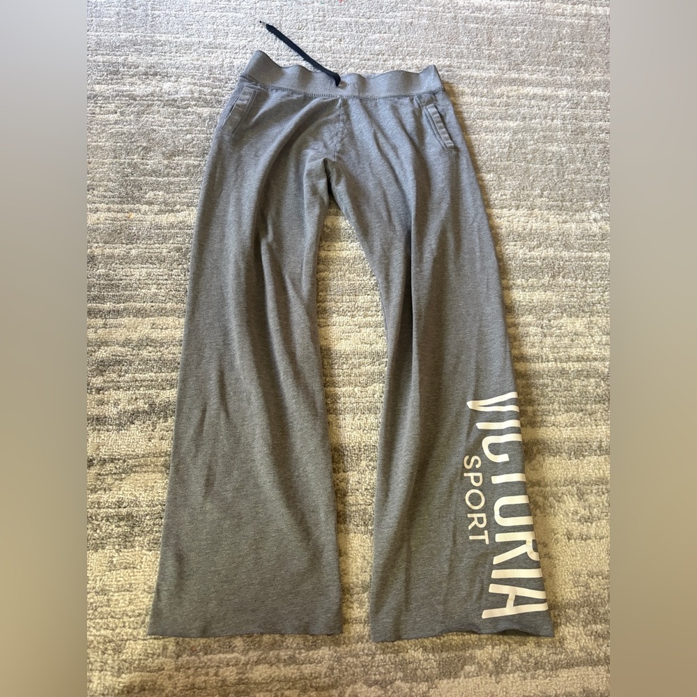 Victoria Sport Women's Gray Wide-Leg Lounge Pants